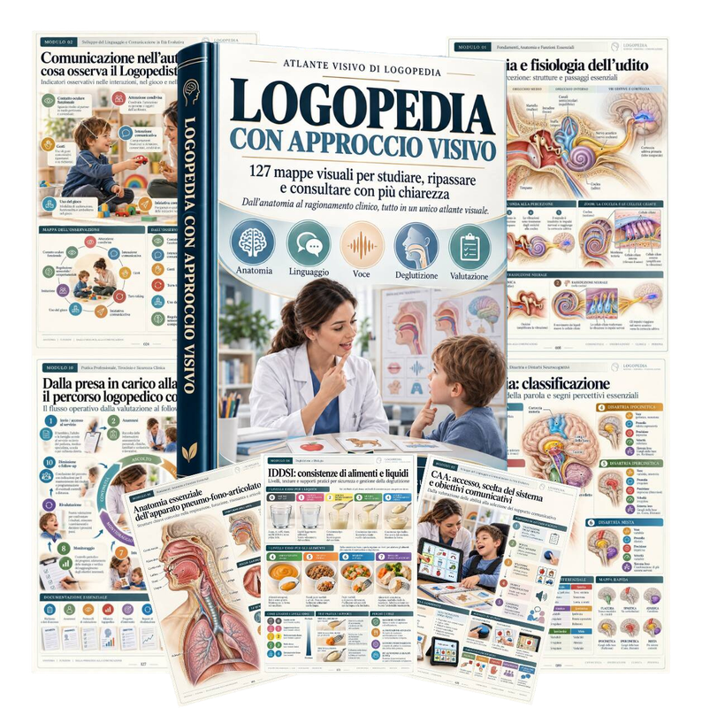 Mockup delle Mappe Visuali di Logopedia
